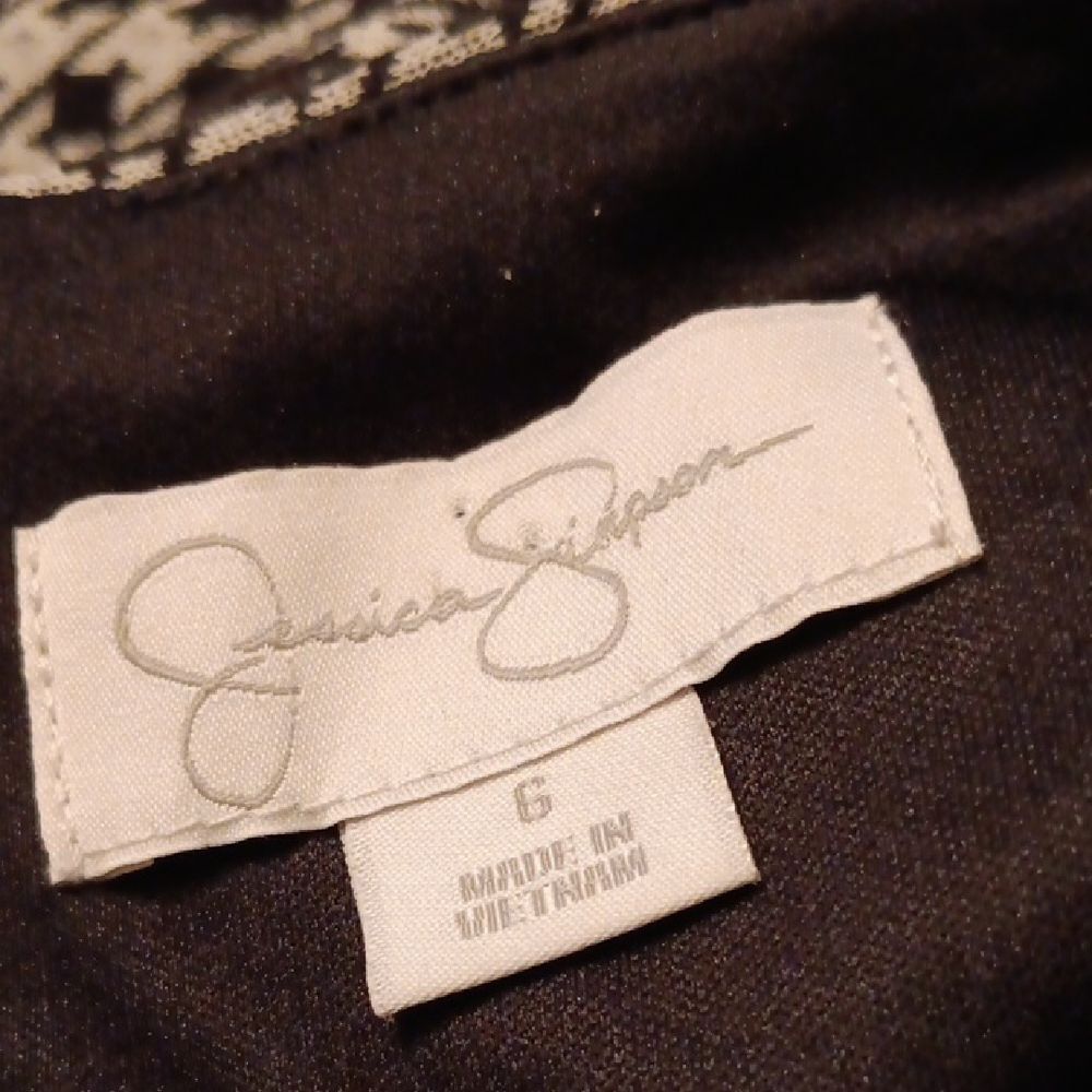 Jessica Simpson Black And White Houndstooth Check Dress . Career. Professional. - Picture 8 of 13